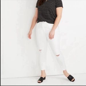 Madewell 9” high rise cropped skinny jeans size 31